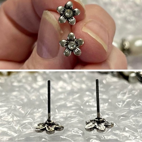 Jewelry lot, (GUC) 10 pc silver tone faux pearl - jewelry - Picture 13 of 17